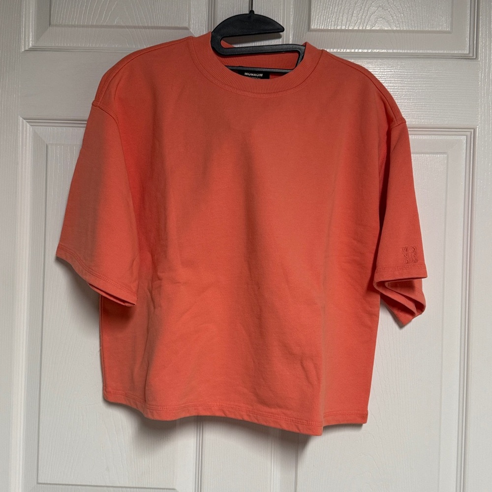 Monrow Vibrant Orange Tee